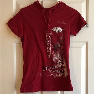 Razorbacks Hooded Tee